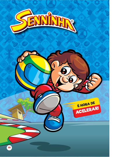 Senninha on the Crazy Race Poster