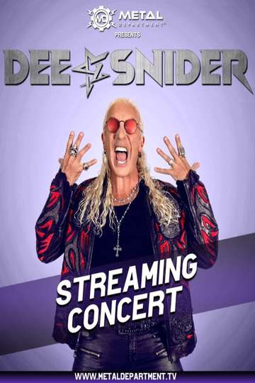 Dee Snider  Leave a Scar Album Release Show Streaming Concert Poster