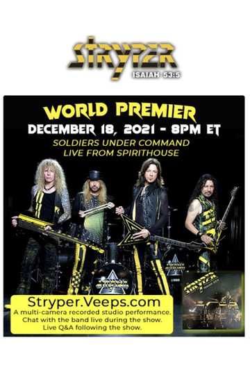 Stryper - Soldiers from the Underground Live Stream Poster