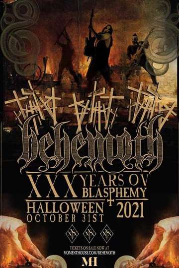 Behemoth  XXX Years Ov Blasphemy Poster