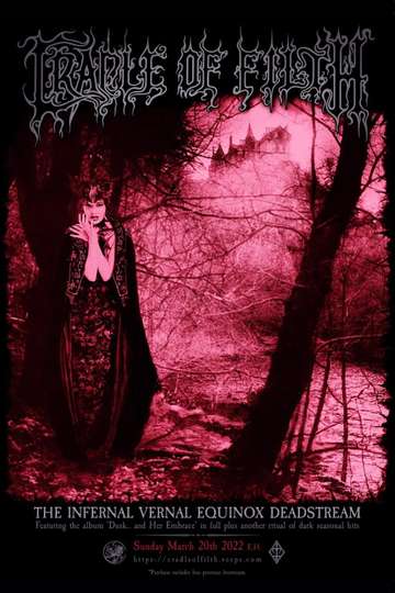 Cradle of Filth  The Infernal Vernal Equinox Deadstream Poster
