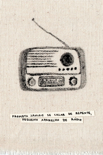 Prometa jamais se calar de repente, pequeno aparelho de rádio