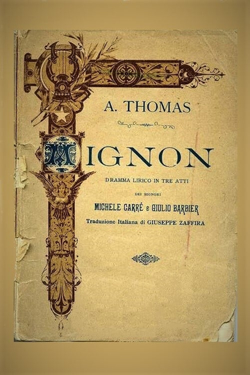 Mignon  Théâtre Impérial de Compiègne Poster