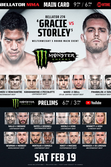 Bellator 274: Gracie vs. Storley Poster