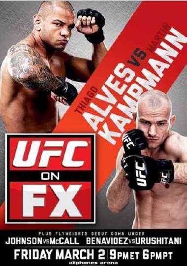 UFC on FX 2 Alves vs Kampmann Poster