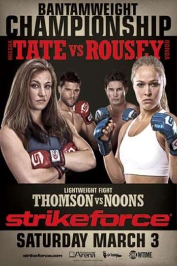 Strikeforce Tate vs Rousey Poster