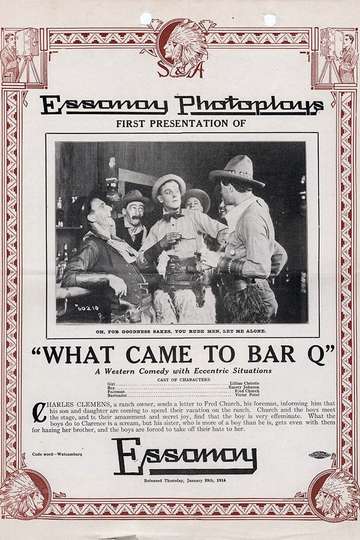 What Came to Bar Q Poster