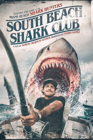 South Beach Shark Club Poster