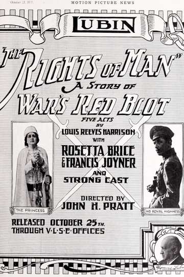 The Rights of Man: A Story of War's Red Blotch Poster