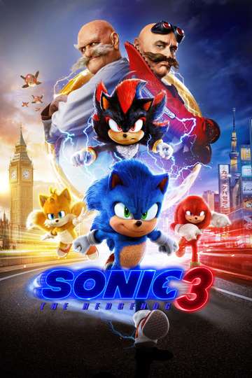 Sonic the Hedgehog 3 movie poster