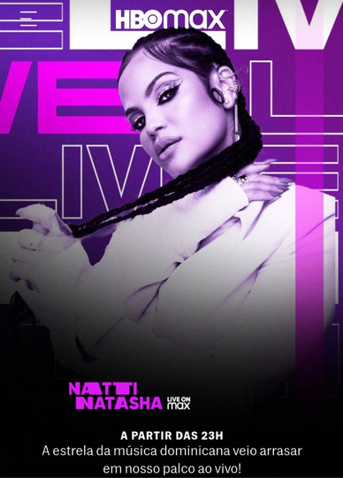 Natti Natasha Live on Max Poster