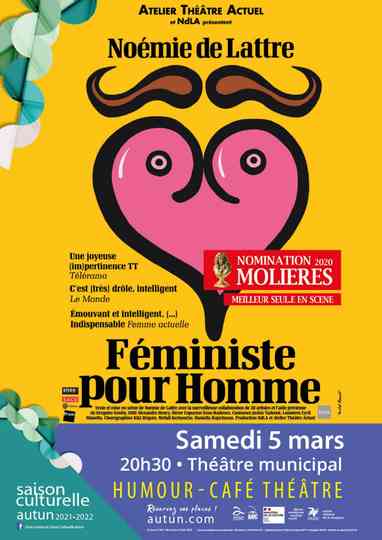 Noémie de Lattre : féministe pour homme Poster