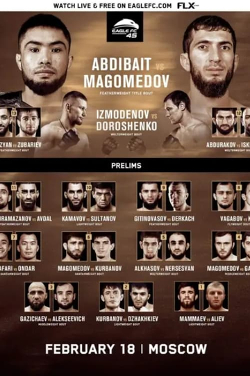 Eagle FC 45: Gitinovasov vs. Magomedov Poster