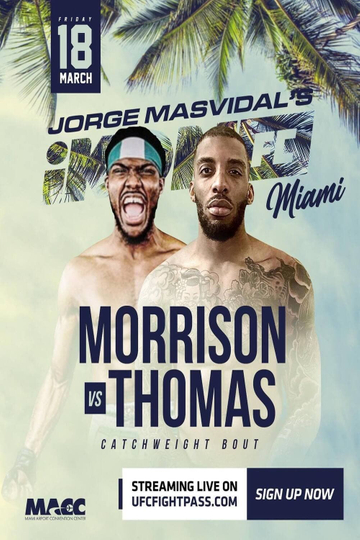 Jorge Masvidals iKON FC 2 Dumas vs Highbaugh Poster