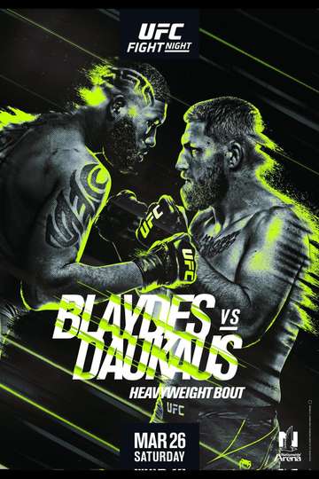 UFC on ESPN 33: Blaydes vs. Daukaus Poster