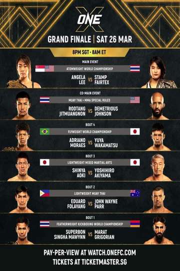 One Championship: X Poster