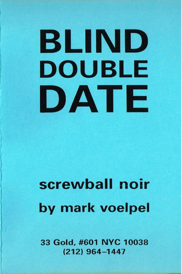 Blind Double Date Poster