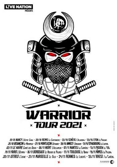 IAM - Warrior Tour 2021 - Live à l'Olympia Poster