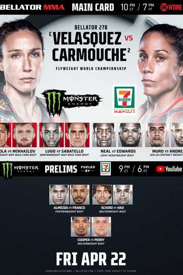 Bellator 278: Velasquez vs. Carmouche Poster