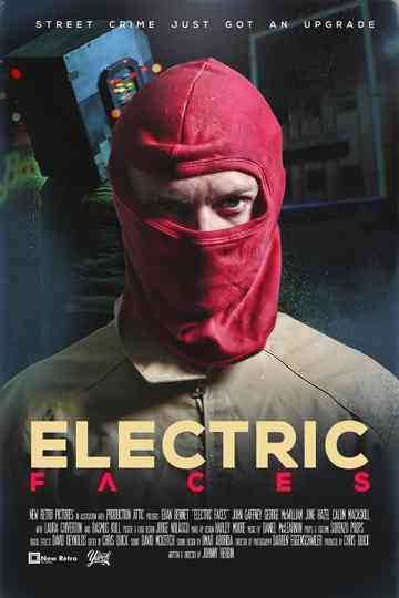 Electric Faces Poster