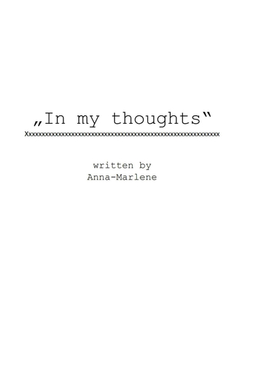 In my thoughts Poster