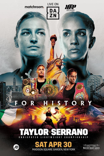 Katie Taylor vs Amanda Serrano Poster