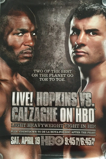 Bernard Hopkins vs Joe Calzaghe