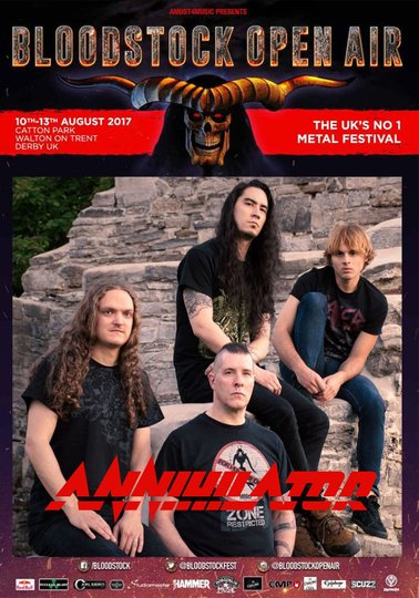 Annihilator Bloodstock Open Air 2017 Poster