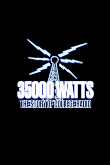 35000 Watts: The Story of College Radio Poster