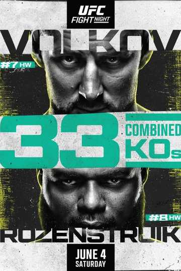 UFC Fight Night 207: Volkov vs. Rozenstruik Poster