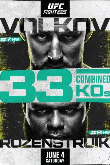 UFC Fight Night 207: Volkov vs. Rozenstruik Poster