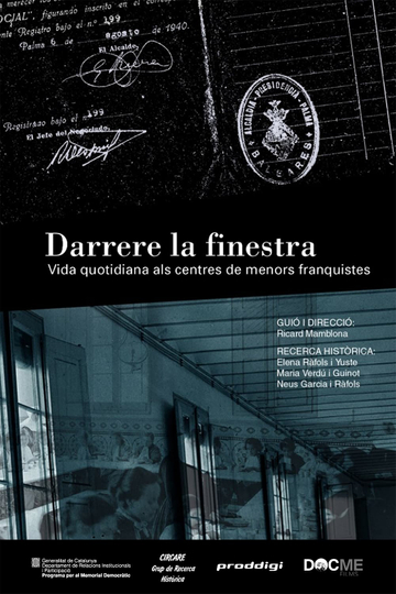 Darrere la finestra Poster