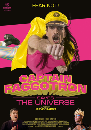 Captain Faggotron Saves the Universe Poster