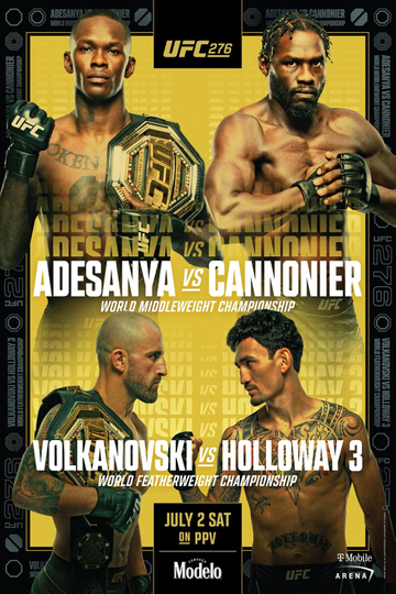 UFC 276: Adesanya vs. Cannonier Poster