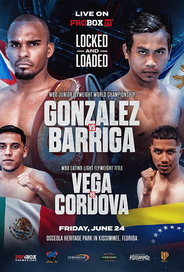 Jonathan Gonzalez vs Mark Anthony Barriga Poster