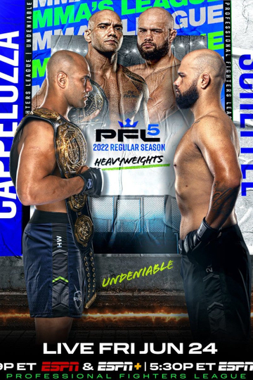 PFL Regular Season 2022  PFL 5 Scheffel vs Cappelozza Poster