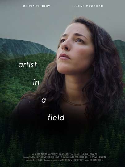 Artist in a Field Poster