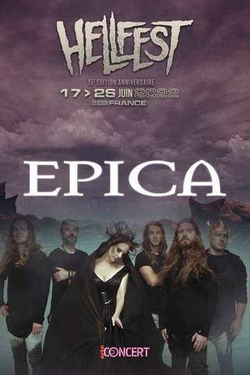 Epica  Hellfest 2022 Poster