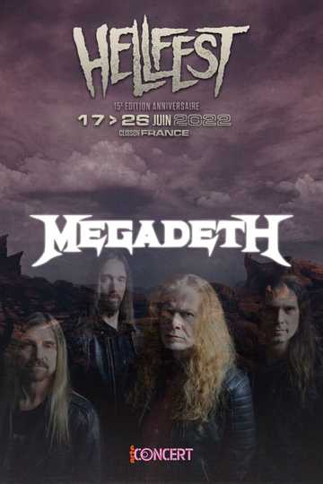 Megadeth  Hellfest 2022 Poster