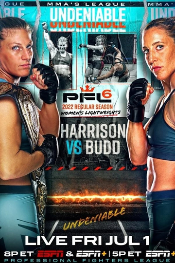 PFL Regular Season 2022  PFL 6 Harrison vs Young Poster