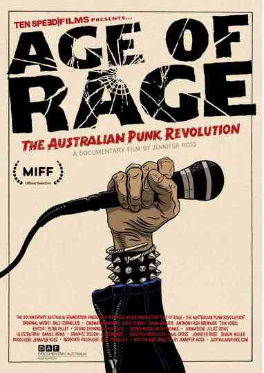 AGE OF RAGE  The Australian Punk Revolution Poster