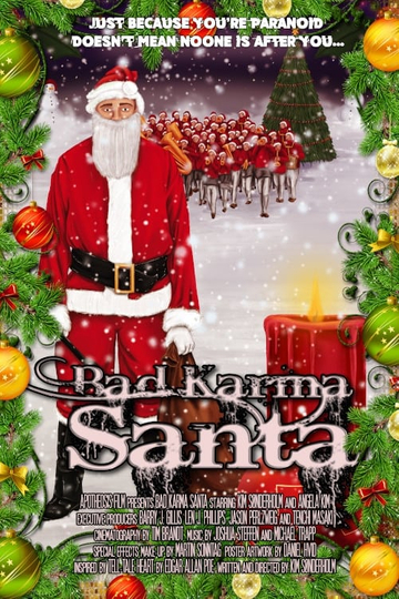 Bad Karma Santa Poster