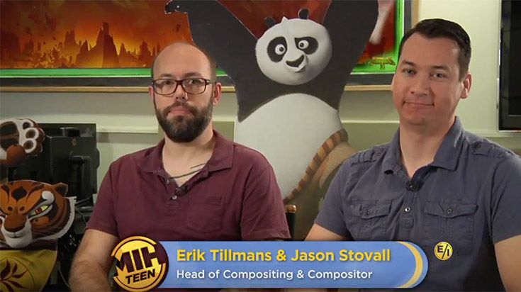 Erik Stillmans and Jason Stovall of "Kung Fu Panda 3"