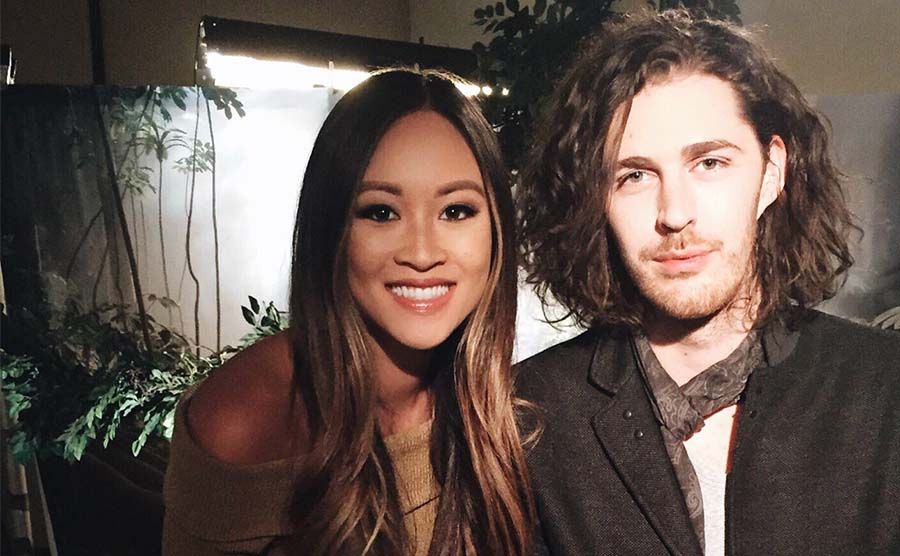 Made in Hollywood: Teen Edition host Kylie Erica Mar with Hozier