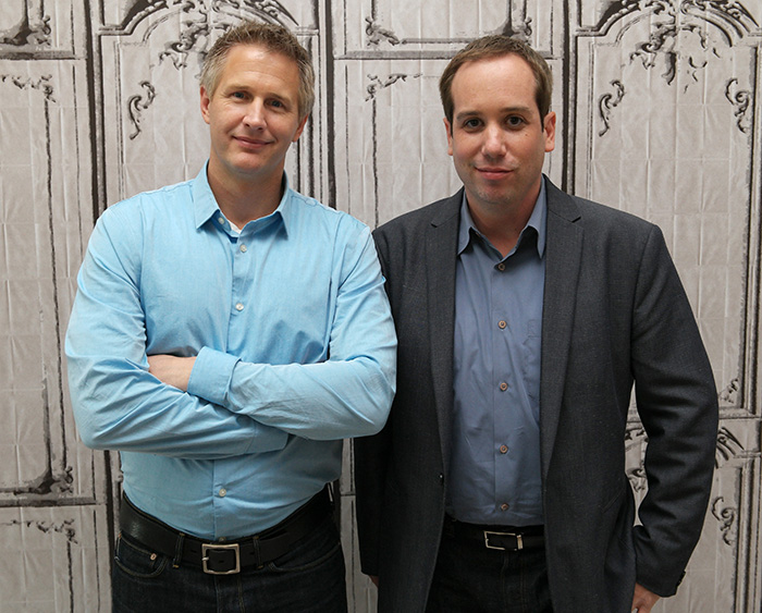 Filmmakers Daniel Junge (L) and Kief Davidson