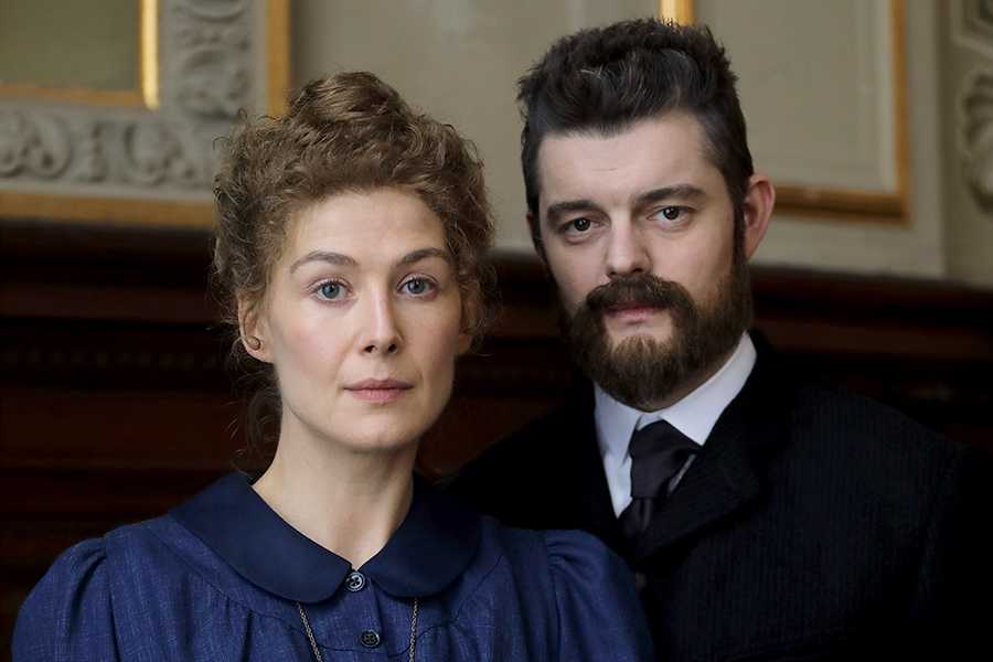 Watch Rosamund Pike and Sam Riley in an exclusive clip from 'Radioactive'