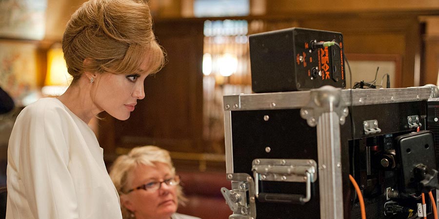 Angelina Jolie on the set of 'By the Sea'