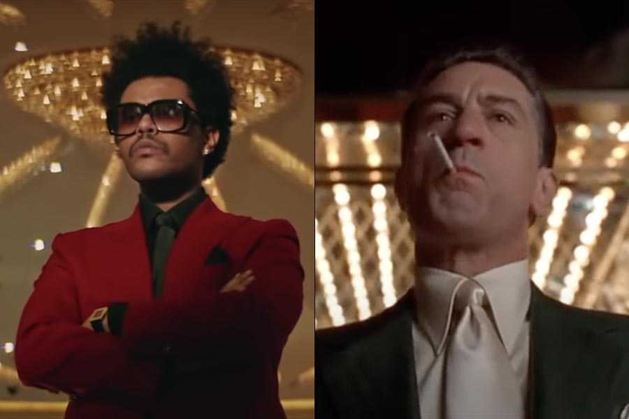 See the References in The Weeknd's Save Your Tears Video