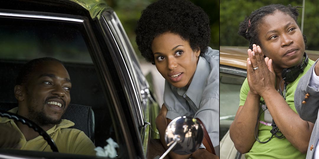 (L to R) 'Night Catches Us' stars Anthony Mackie & Kerry Washington and director Tanya Hamilton