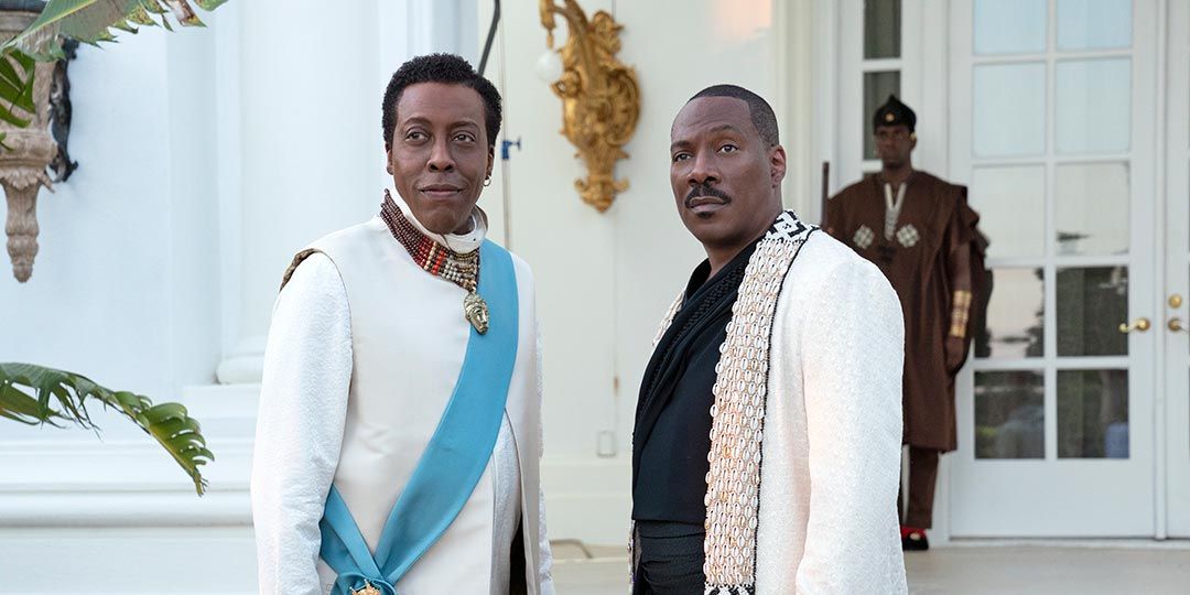 Arsenio Hall and Eddie Murphy in 'Coming 2 America'